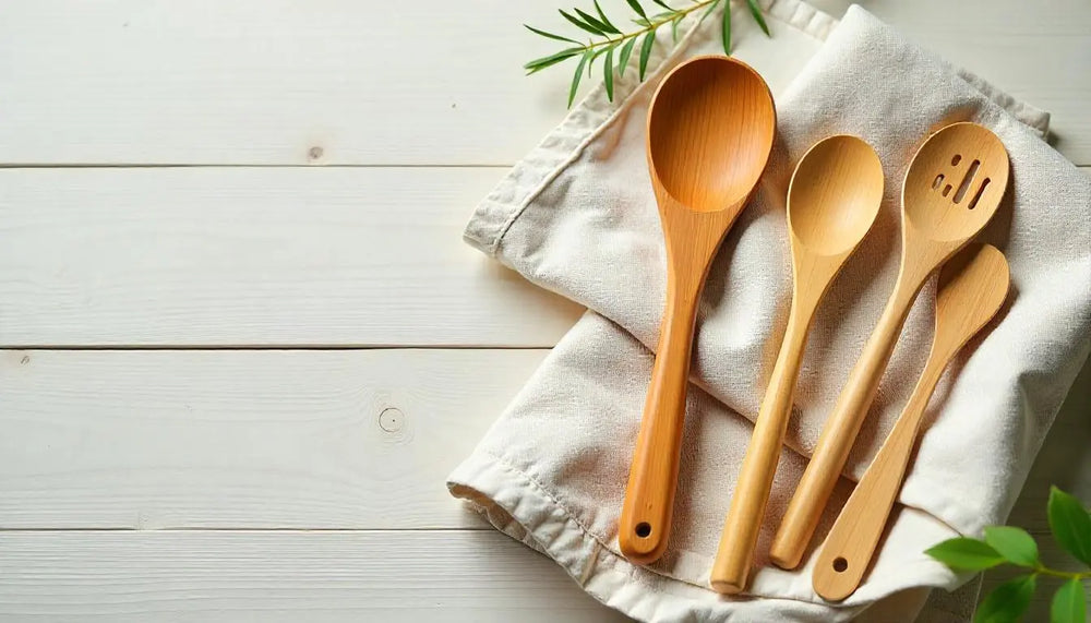 bamboo utensil stain removal before and after