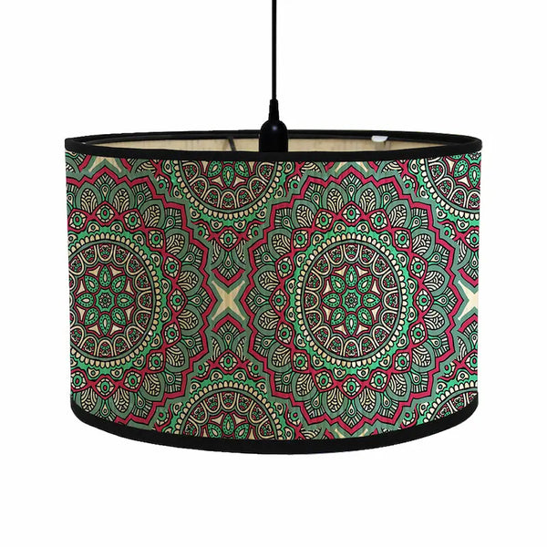 Artistic Mandala Drum Lamp Shade