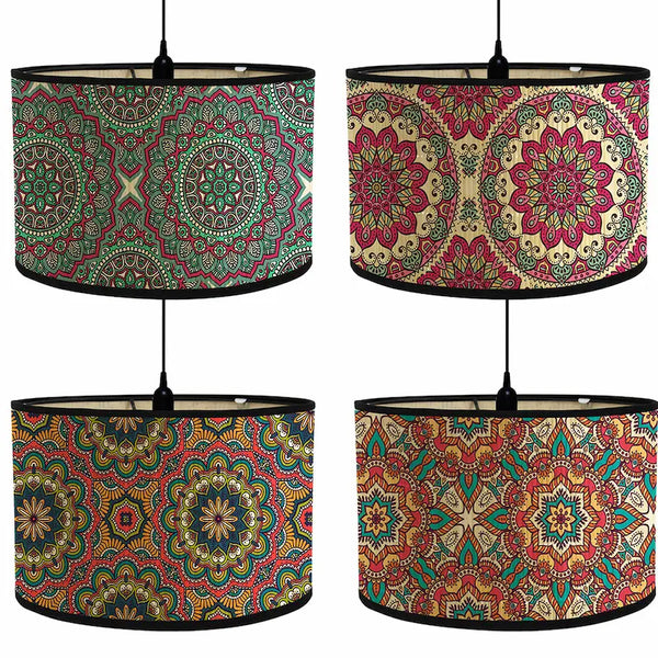Artistic Mandala Drum Lamp Shade