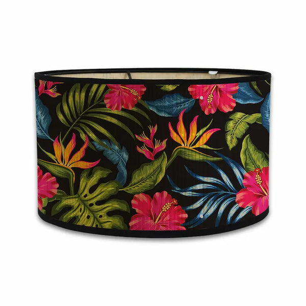 Luxe Tropical Lamp Shade | Moody & Vintage Botanical Prints