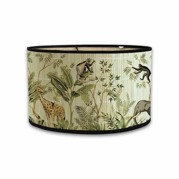 Vintage Jungle Toile Lamp Shade | Safari & Tropical Scene Prints