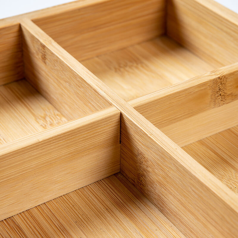 bamboo storage box detail