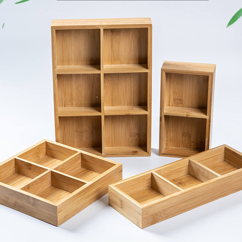 bamboo storage box one set